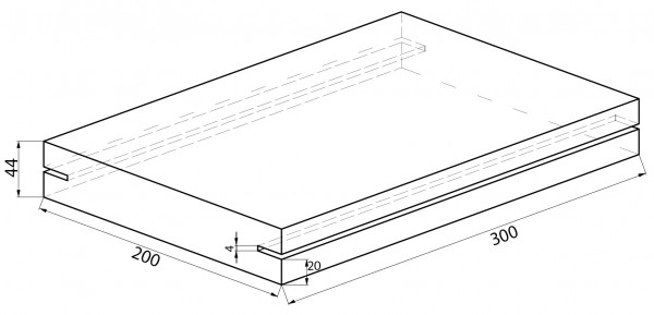 чертеж футеровочной резиновой плиты на скруббер бутару